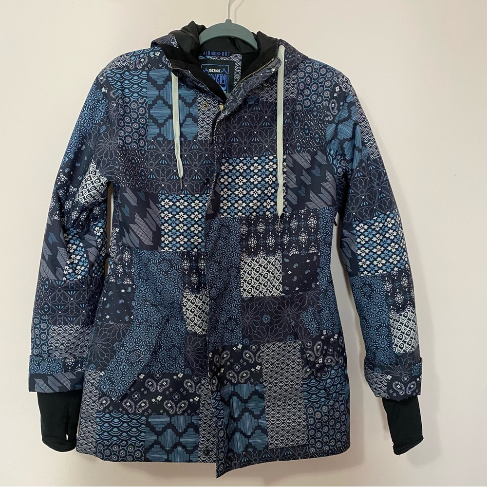 Airblaster Glacier series hooded patch design ski/snowboard jacket